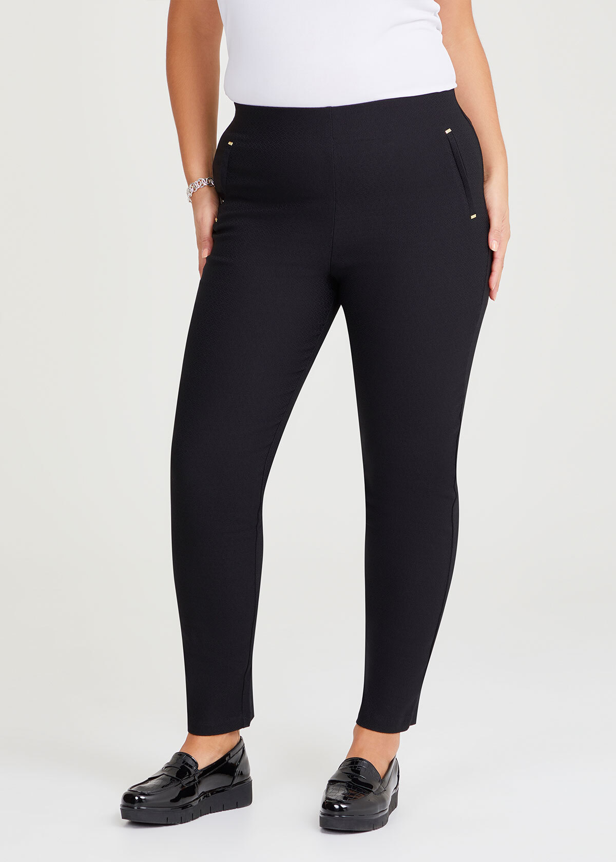 Shop Plus Size Tall Lead Taper Pant in Black | Taking Shape AU