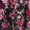 Natural Floral Border Top, print, swatch