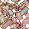Pastel Heart Jewel Earrings, pastel multi, swatch
