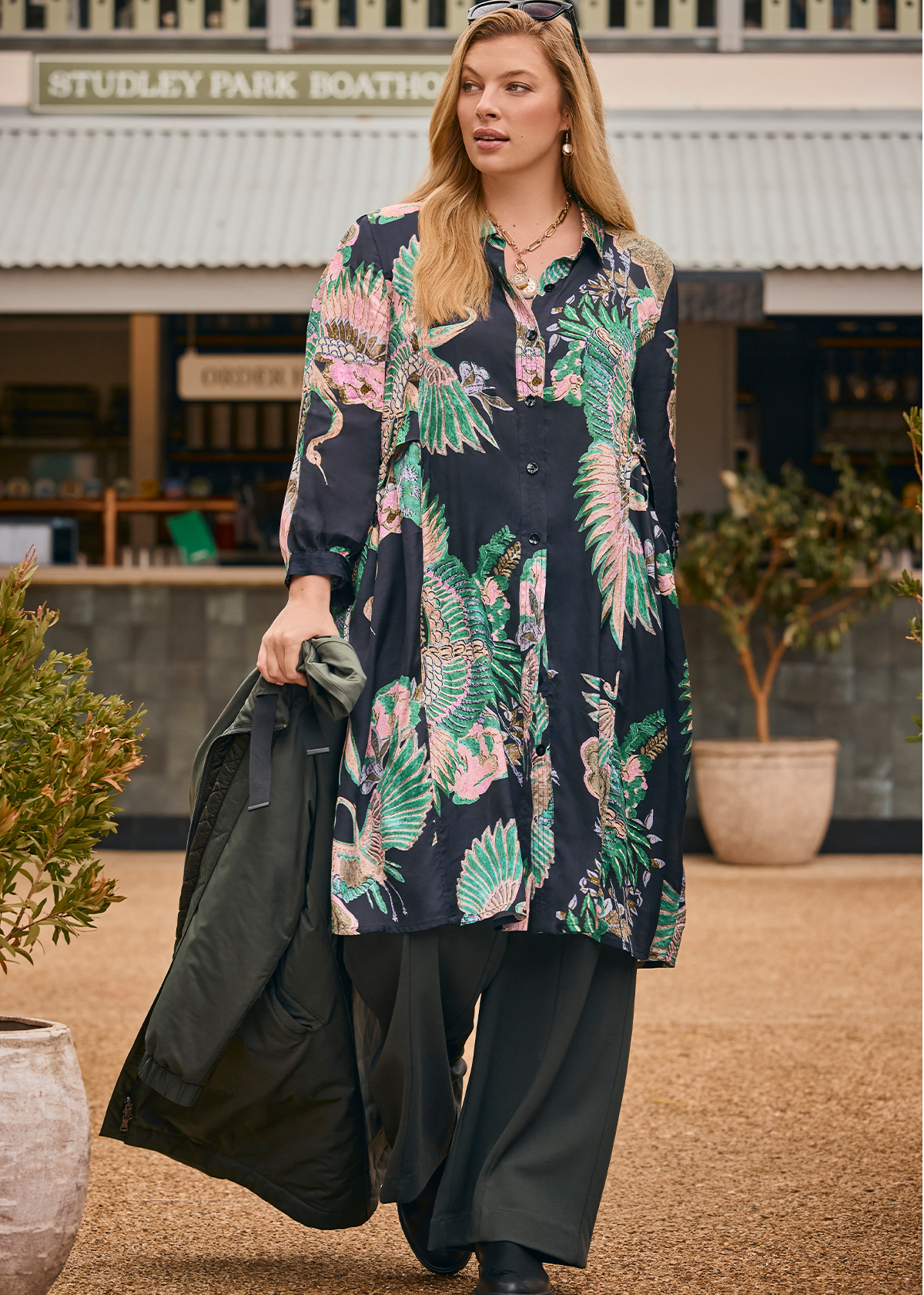 Natural Ivy And Rose Shirt