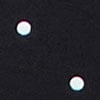 Polka Dot Shirred Cuff Button Top, black/off white, swatch