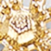 Gold Flower Chain Belt, gold, swatch