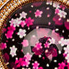 Wonder Clothes Magnet Brooch, purple ditsy, swatch
