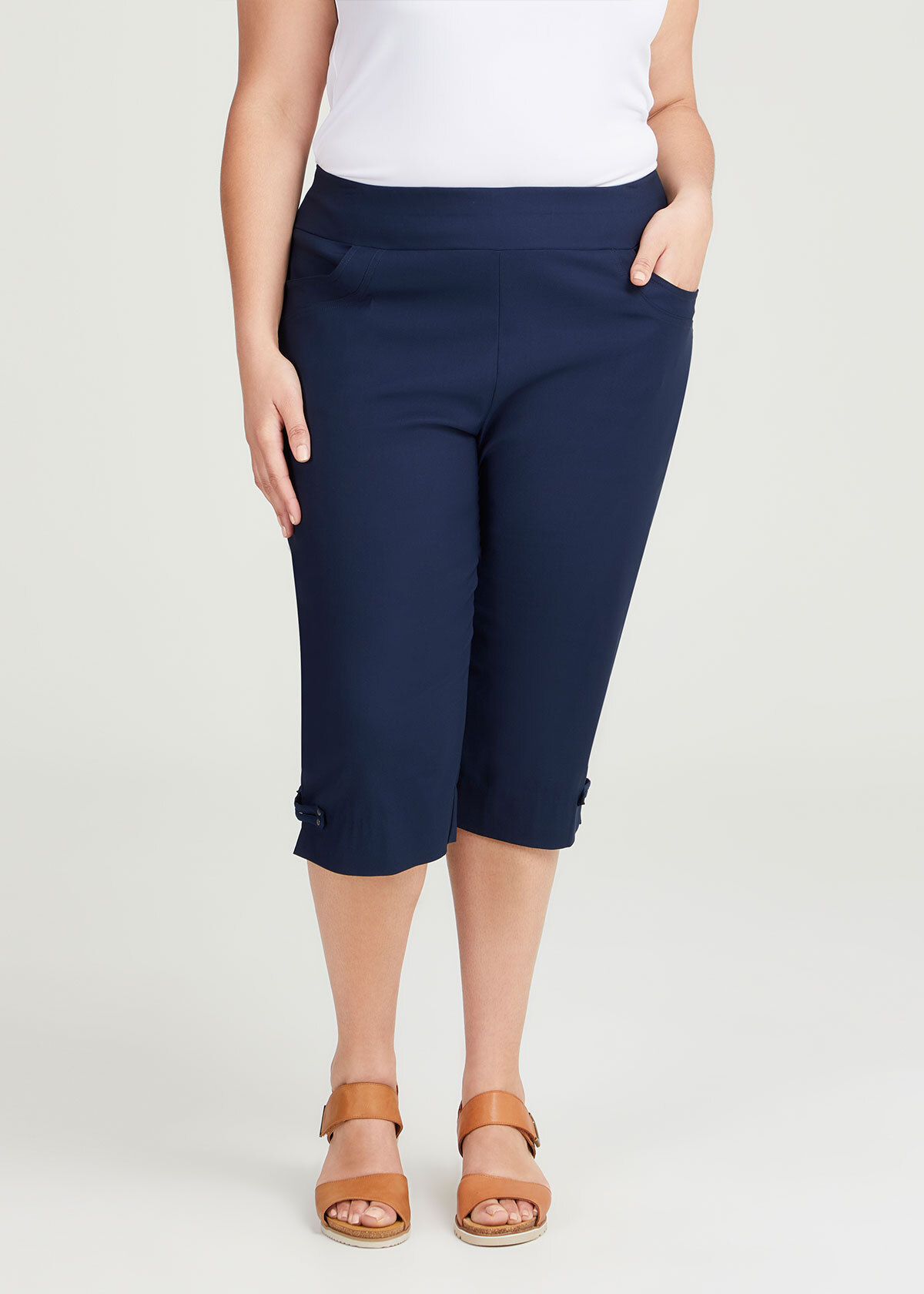 Shop Plus Size Editorial Essential Short in Blue