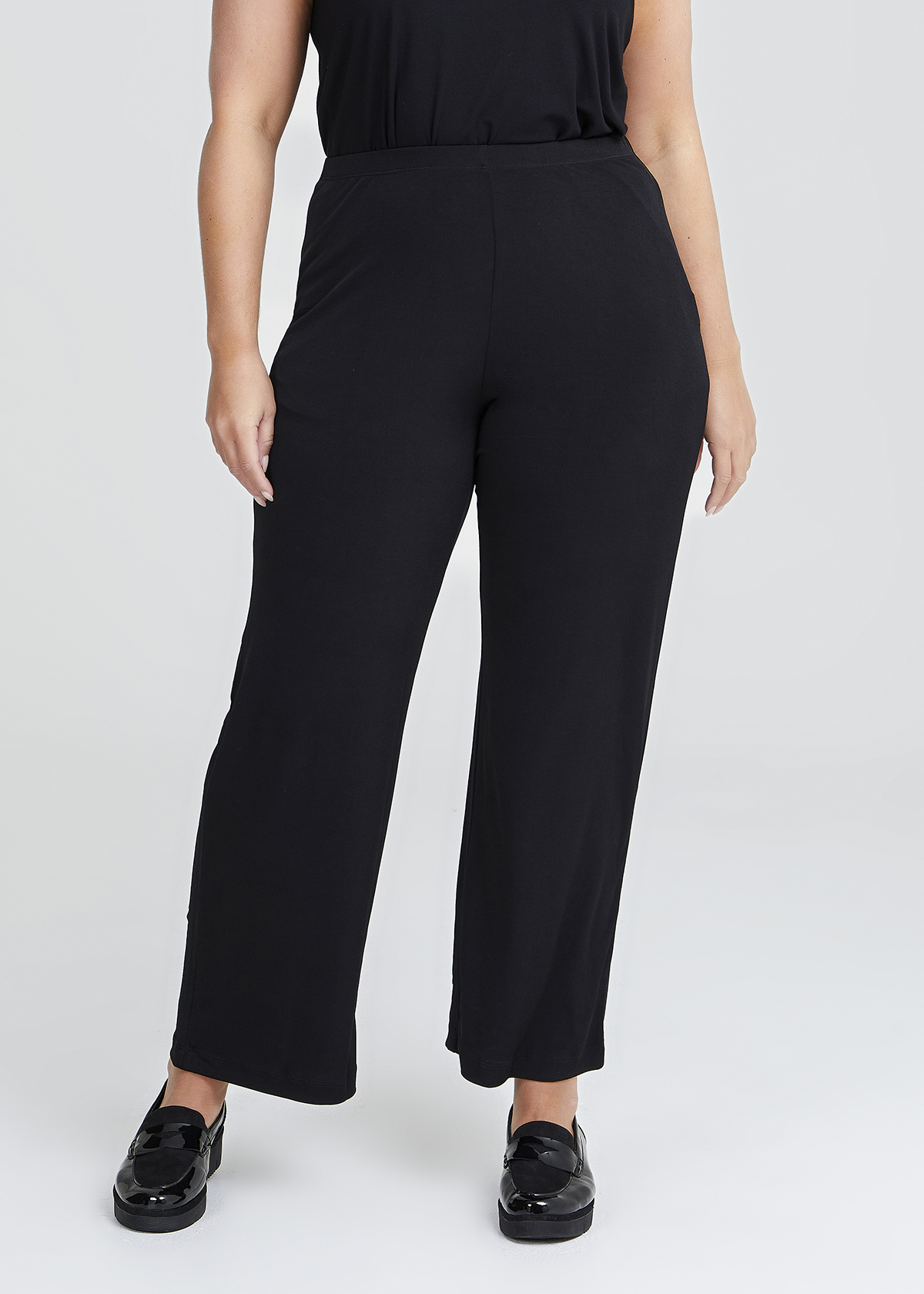 Shop Plus Size Luna Full Length Pant in Black | Sizes 12-30 | Taking