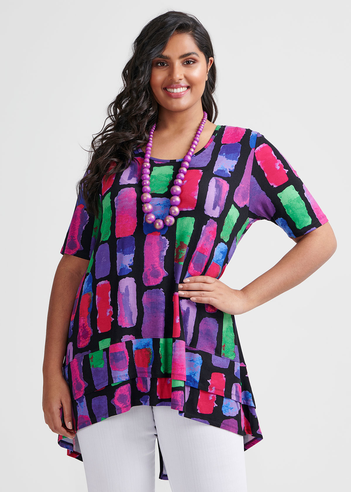 Shop Plus Size Anastasia Bamboo Top in Print | Sizes 12-30 | Taking ...