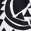 Natural Graphic Print Shirt, black/vanilla, swatch
