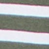 Good Earth Australian Cotton Stripe T-shirt, willow green/white, swatch