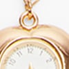 Multilayered Watch Necklace, gold, swatch