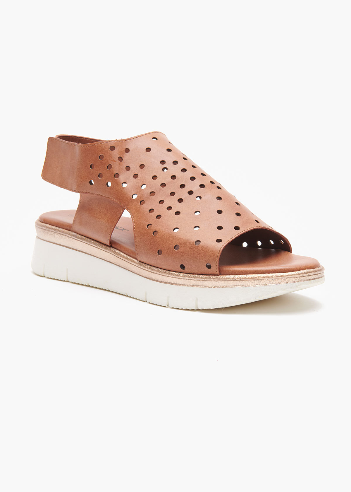 tan wedge trainers