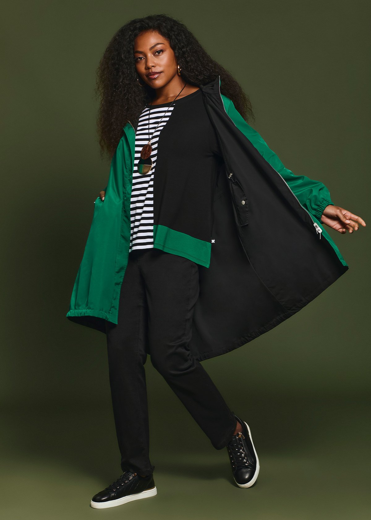 Natural Samara Stripe Top