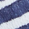 Stripe Panel Burnout Dress, blue indigo print, swatch