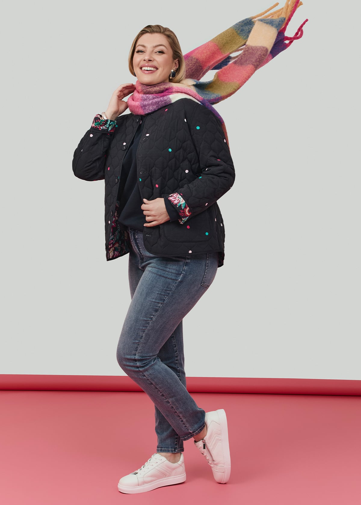 Natural Bloom Reversible Jacket