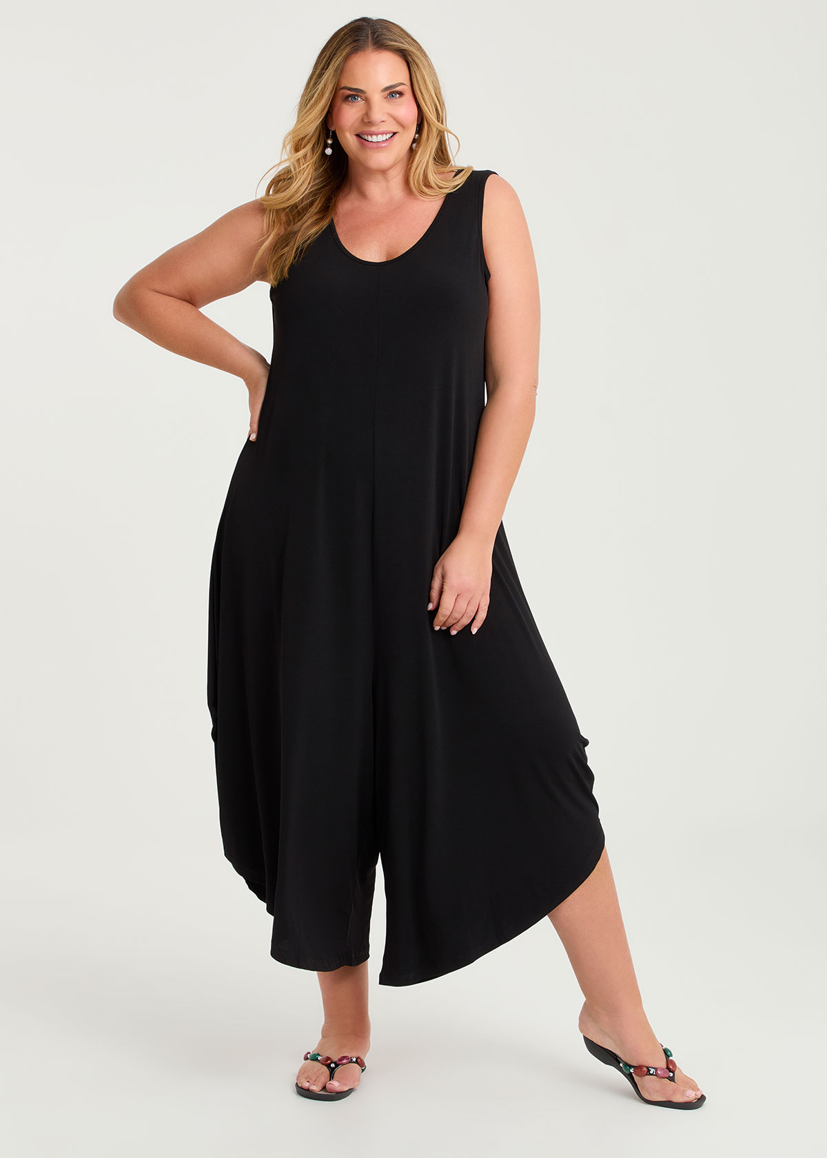 Taking Shape Luna Essential Jumpsuit Size 18 in Black - Plus Size Women's Jumpsuits