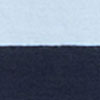 Cotton Everyday Top, navy/sky blue, swatch