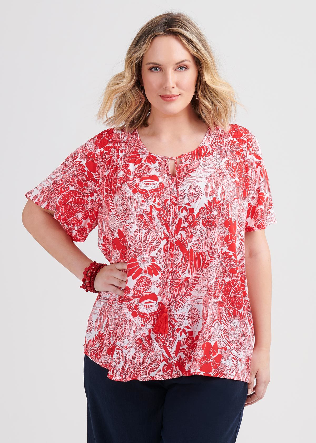 Shop Plus Size Natural Passionata Top in Multi | Taking Shape AU