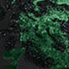 Empire Velvet Cocktail Tunic, black/green, swatch
