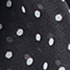 Thin Small Polka Dot Scarf, black/white, swatch
