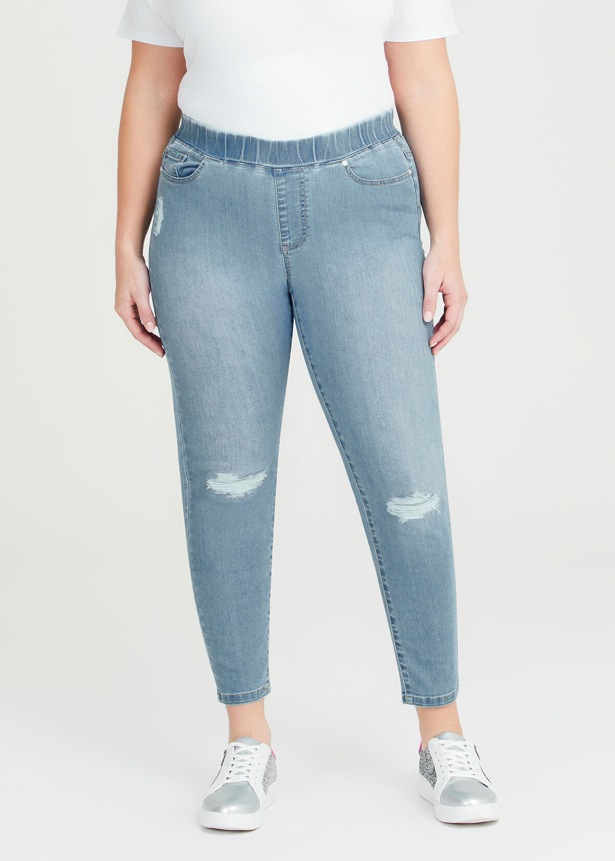 Ripped skinny jean