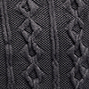 Opaque Cable Knit Tights, grey, swatch