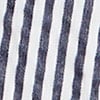 Cotton Stripe Wide Leg Crop Pant, navy/white, swatch