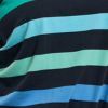 Cotton Mix Stripe Top, navy/green multi, swatch