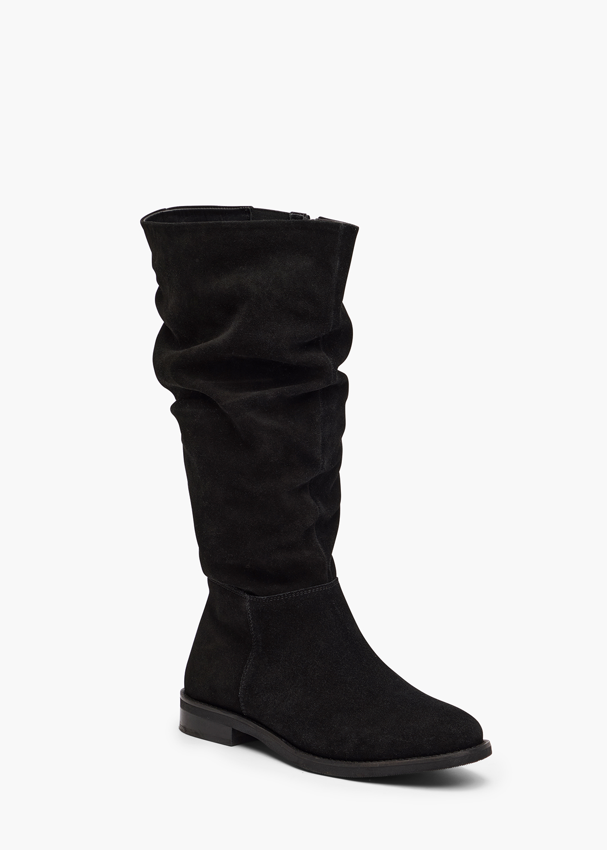 Suede Leather Knee Boot