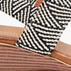 Elastic Wedge Sandal, black/natural, swatch