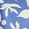 Cotton Print Top, blue floral, swatch