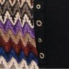 Chevron Lace Natural Spliced Tunic, black/multi, swatch