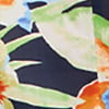 Cotton Print Top, navy floral, swatch