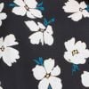 Yalina Natural Top, black white floral, swatch