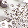 Silver Diamante Long Necklace, silver, swatch