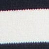Mixed Stripe Crew Neck Jumper, navy/white, swatch
