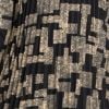 Tetris Sunray Pleat Shirt, black/beige print, swatch
