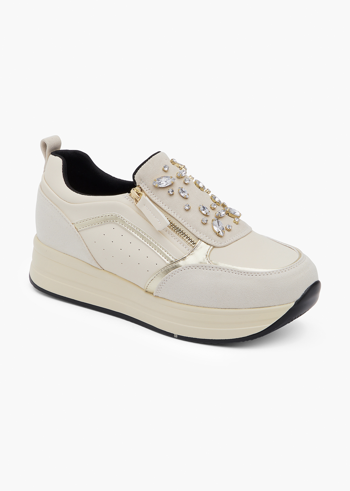 Shop Bling Side Zip Sneaker | Comfortable Shoes | Taking Shape AU