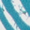 Border Print Dress, teal print, swatch