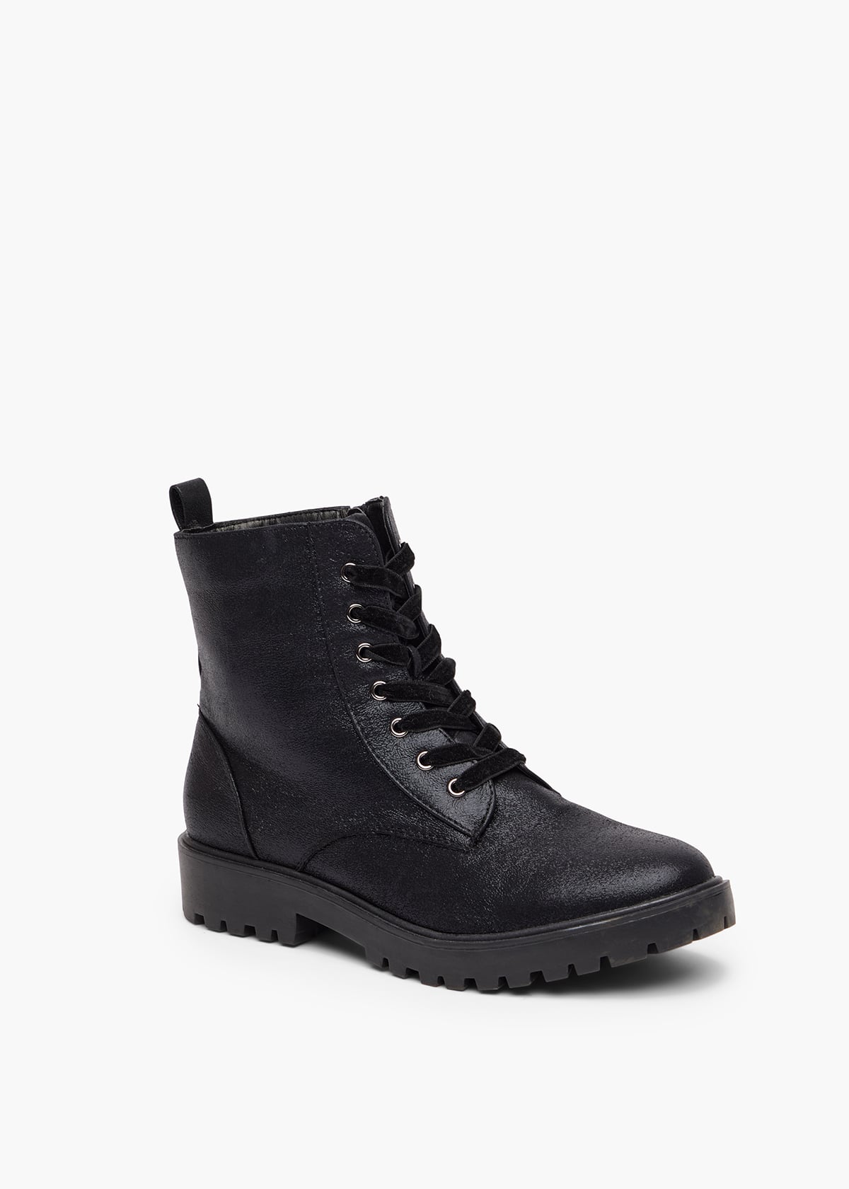 Sparkly Lace Up Boot