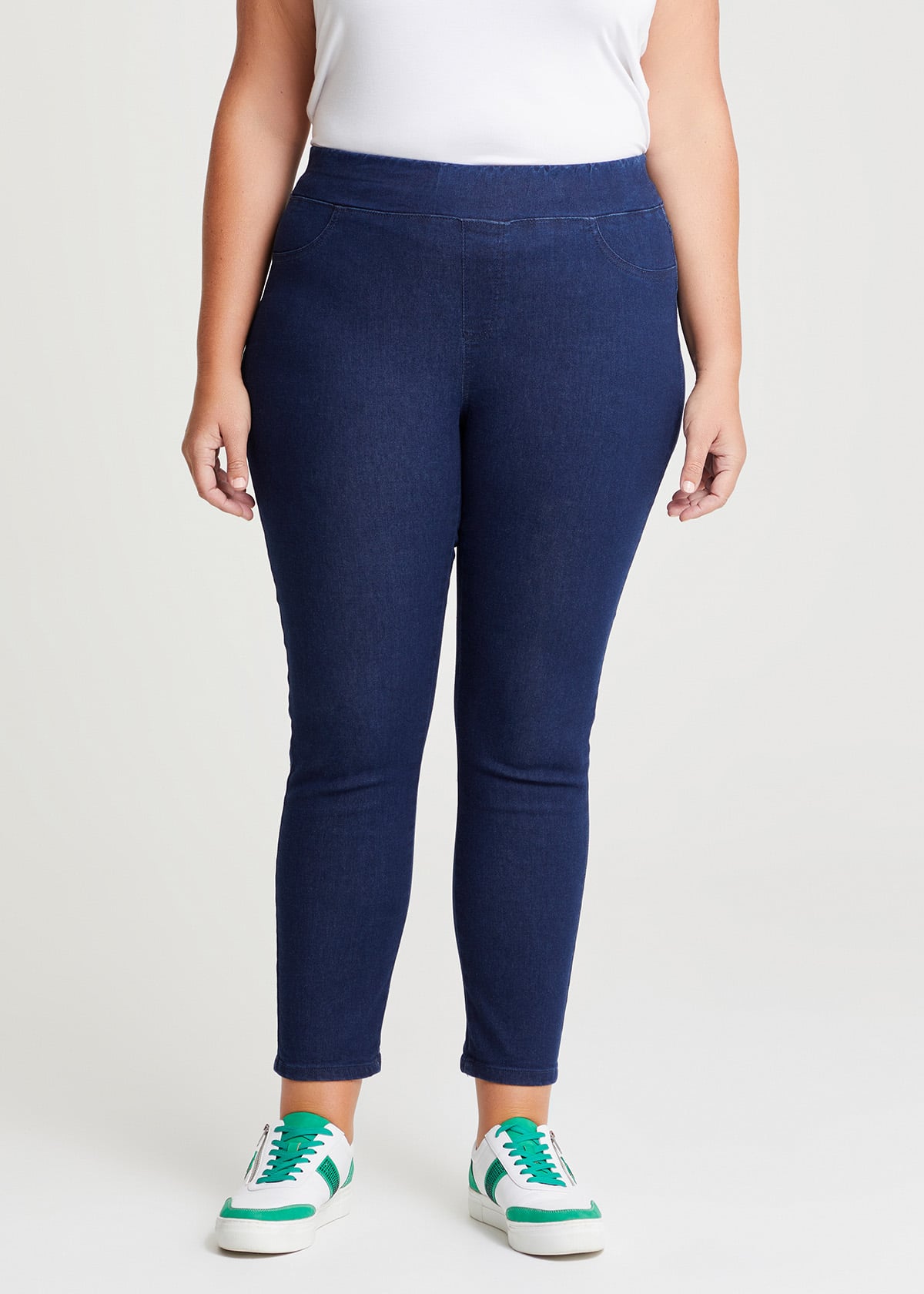 Taking Shape Denim Element Jean Size 12 in Dark Indigo - Plus Size Women's Denim & Jeans