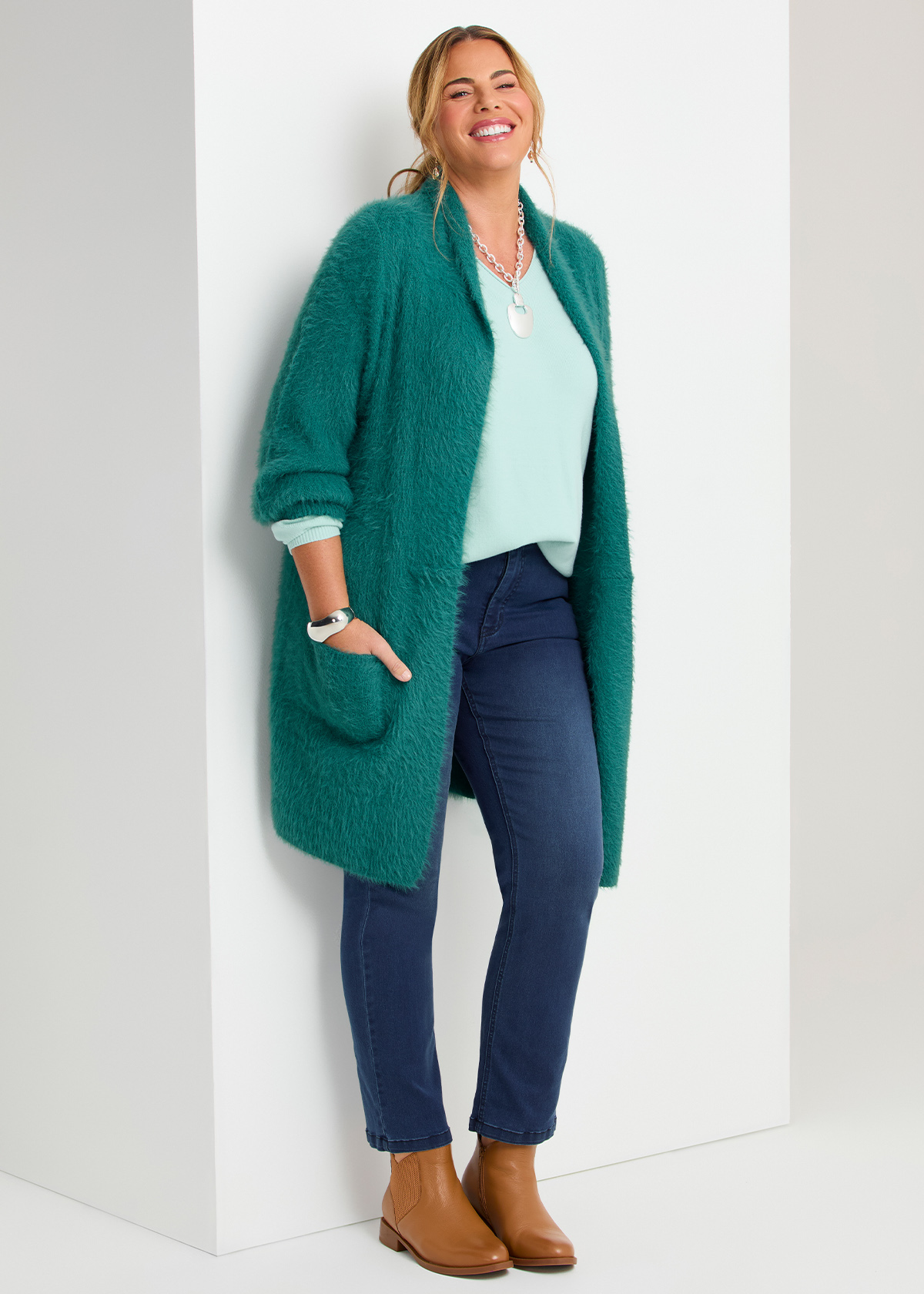 Fluffy Knit Cosy Cardigan