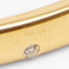 Thin Diamante Hinge Bangle, gold, swatch