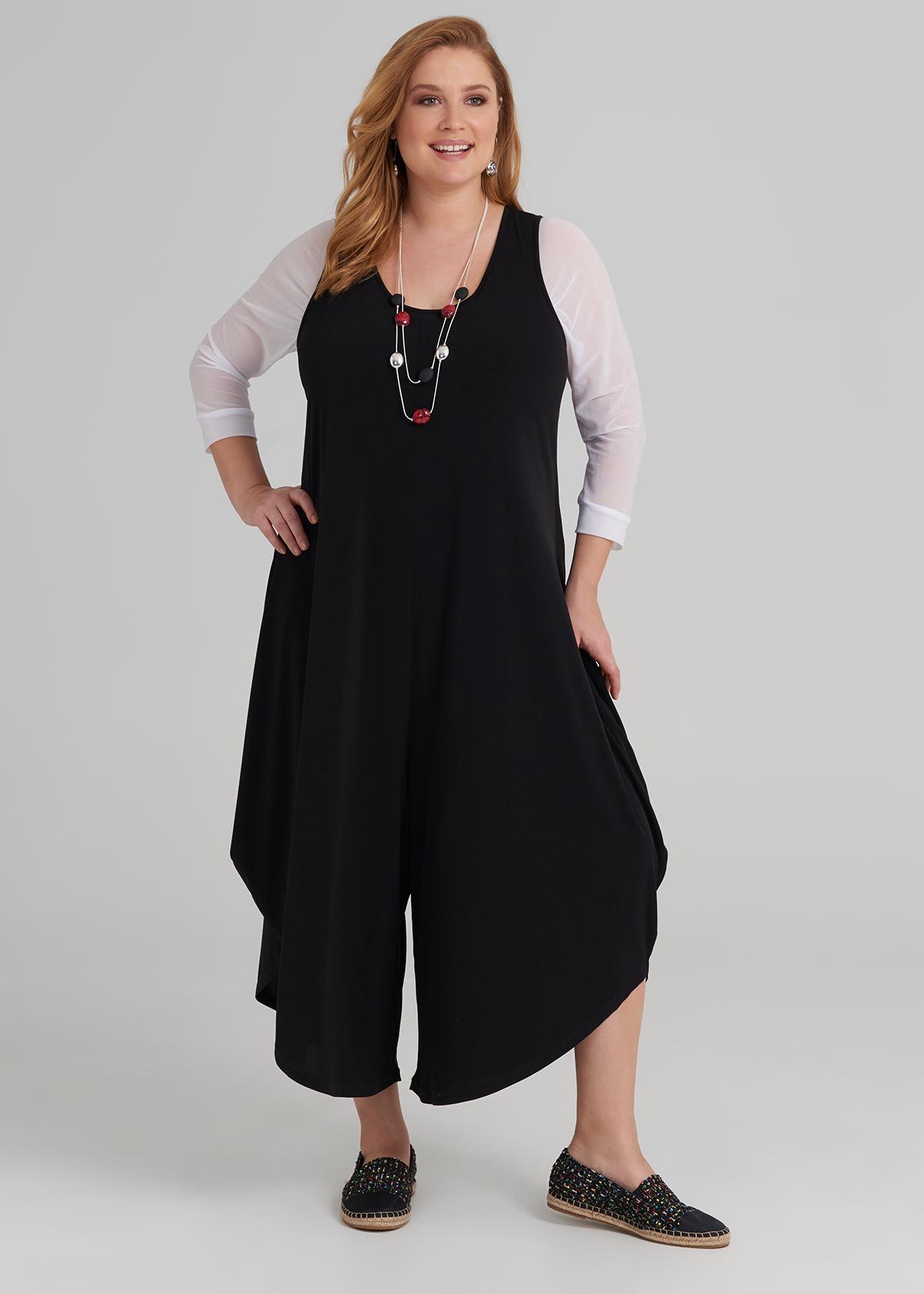Shop Plus Size Essential Jumpsuit in Black | Taking Shape AU