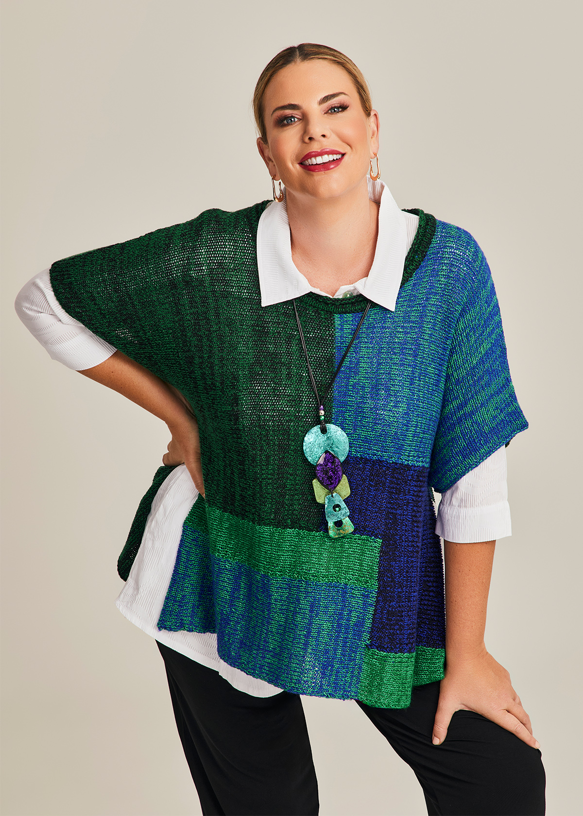 Colour Block New Look Ladies Jumpers Shop Plus Size Colour Block