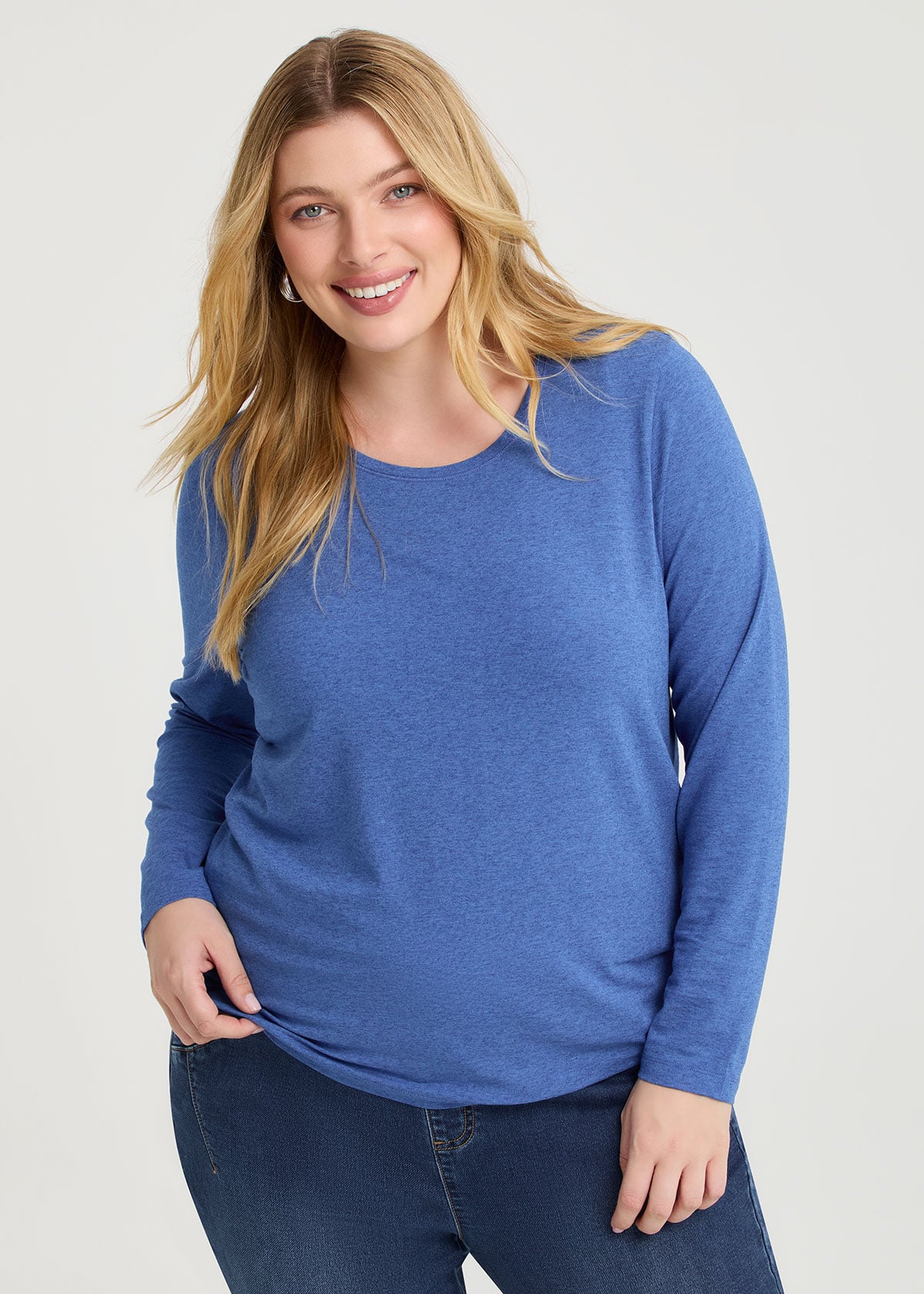 Australian Wool Modal Crew Neck Top