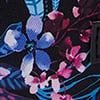 Insulated Lunch Bag, purple floral, swatch