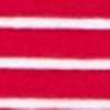 Scoop Neck Stripe T-shirt, red/white, swatch