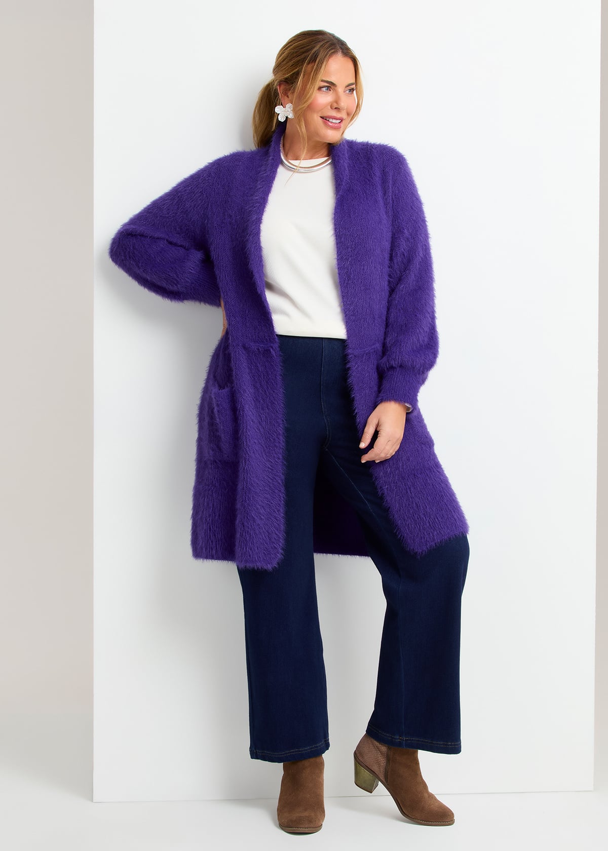 Fluffy Knit Cosy Cardigan