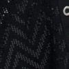 Eyelet Spliced Luna Tunic, black/black, swatch