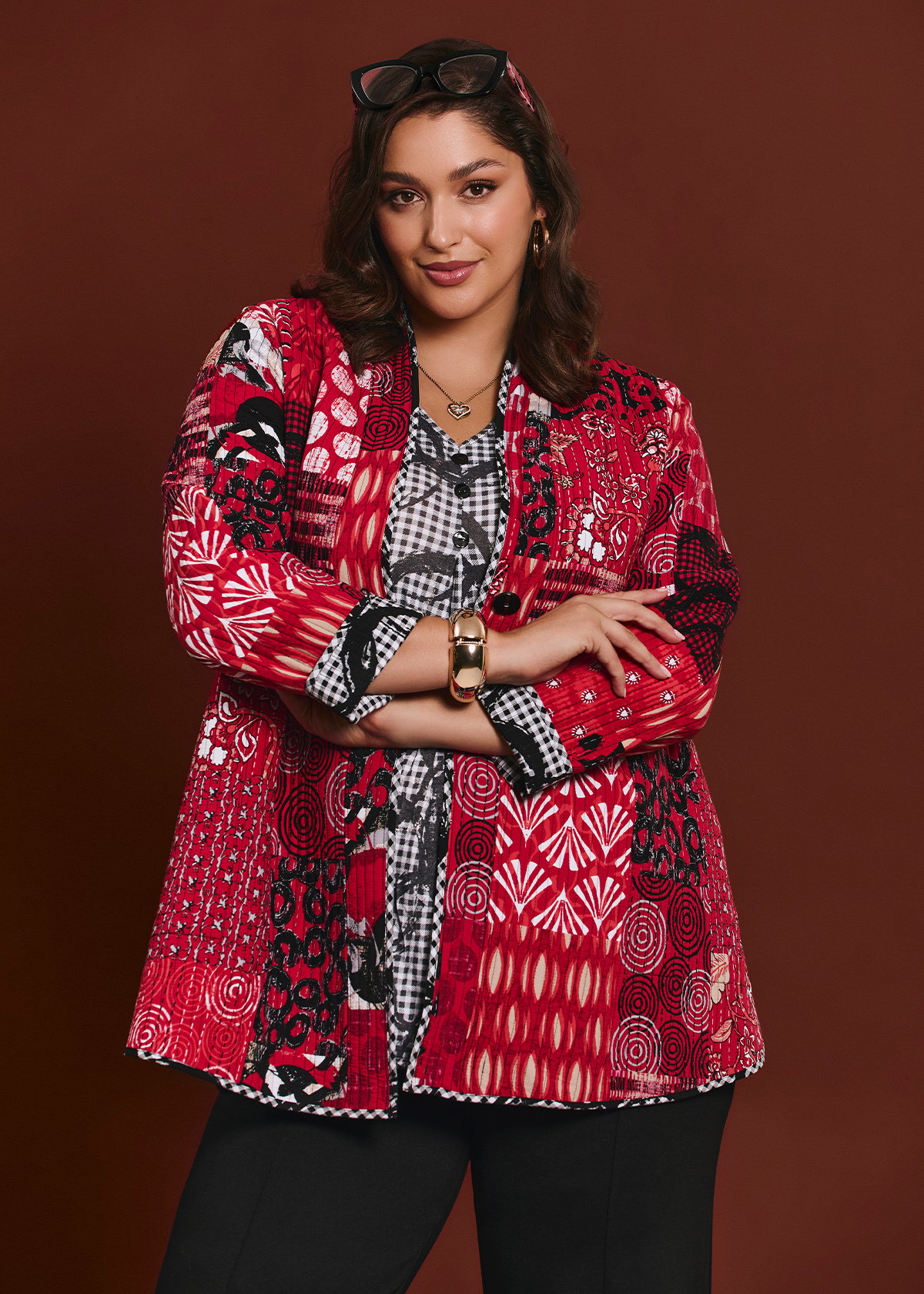 Reversible Quilt Natural Jacket