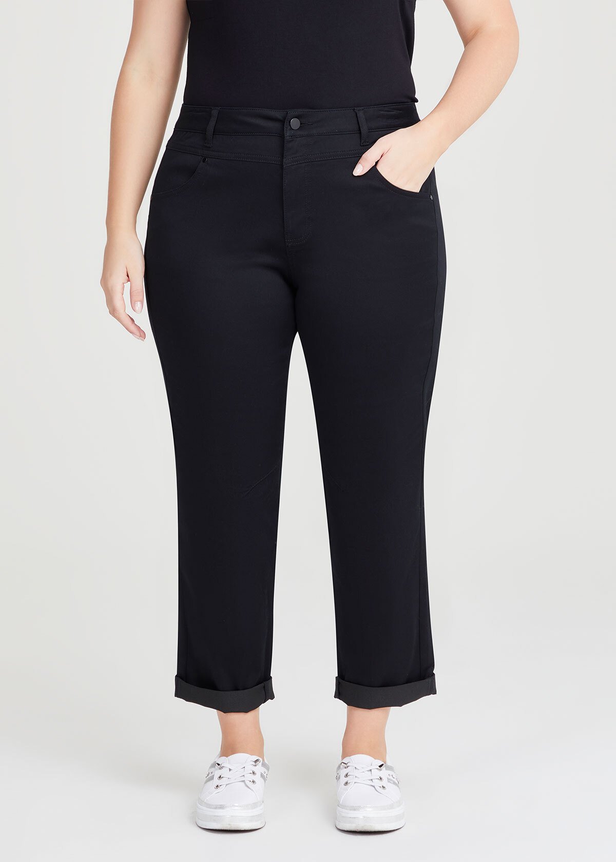 Shop Plus Size The Easy Fit Jean in Black | Sizes 12-30 | Taking Shape NZ